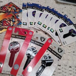 Lot 13 Sports Teams Superman House Key Blanks NFL MLB Locksmith Diamondbacks